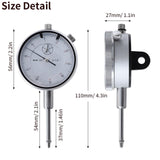 Maxbell Dial Test Indicator Base Adjustable 0.01" Precision Digital 0 to 1"