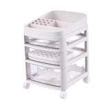 Maxbell Makeup Organizer with Drawers Dresser Layered for Brushes Lipstick Eyeshadow 3 layer