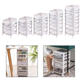 Maxbell Makeup Organizer with Drawers Dresser Layered for Brushes Lipstick Eyeshadow 3 layer