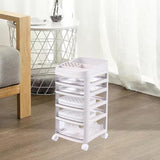 Maxbell Makeup Organizer with Drawers Dresser Layered for Brushes Lipstick Eyeshadow 5 layer