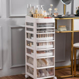 Maxbell Makeup Organizer with Drawers Dresser Layered for Brushes Lipstick Eyeshadow 7 layer