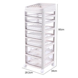 Maxbell Makeup Organizer with Drawers Dresser Layered for Brushes Lipstick Eyeshadow 7 layer