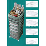 Maxbell Makeup Organizer with Drawers Dresser Layered for Brushes Lipstick Eyeshadow 7 layer