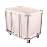 Maxbell Laundry Cart with Wheels Laundry Hamper 35.4x25.5x31.5inch for Beauty Salons Beige