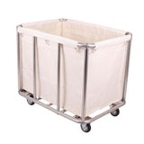 Maxbell Laundry Cart with Wheels Laundry Hamper 35.4x25.5x31.5inch for Beauty Salons Beige