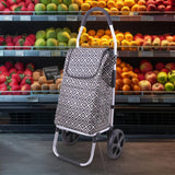 Maxbell Folding Trolley Cart with Removable Bag Hand Truck for Groceries Travel Home Lozenge