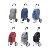 Maxbell Folding Trolley Cart with Removable Bag Hand Truck for Groceries Travel Home Lozenge