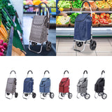 Maxbell Folding Trolley Cart with Removable Bag Hand Truck for Groceries Travel Home Lozenge