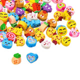 Maxbell 100x Mini Erasers Back to School Novelty Classroom Rewards School Stationery