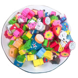Maxbell 100x Mini Erasers Back to School Novelty Classroom Rewards School Stationery