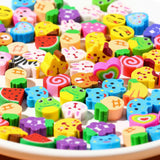 Maxbell 100x Mini Erasers Back to School Novelty Classroom Rewards School Stationery