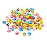 Maxbell 100x Mini Erasers Back to School Novelty Classroom Rewards School Stationery