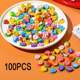 Maxbell 100x Mini Erasers Back to School Novelty Classroom Rewards School Stationery