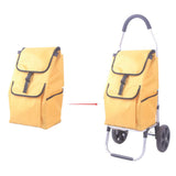 Maxbell Trolley Replacement Storage Bag for Stair Climbing Utility Cart 32x24.5x55cm Yellow