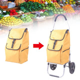 Maxbell Trolley Replacement Storage Bag for Stair Climbing Utility Cart 32x24.5x55cm Yellow