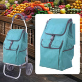 Maxbell Trolley Replacement Storage Bag for Stair Climbing Utility Cart 32x24.5x55cm Green
