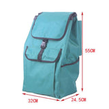 Maxbell Trolley Replacement Storage Bag for Stair Climbing Utility Cart 32x24.5x55cm Green