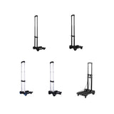 Maxbell Portable Folding Hand Cart with 2 Wheels Trolley for Airport Travel Use Auto Iron rod