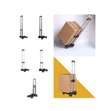 Maxbell Portable Folding Hand Cart with 2 Wheels Trolley for Airport Travel Use Auto Iron rod