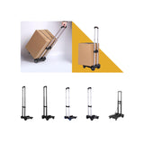 Maxbell Portable Folding Hand Cart with 2 Wheels Trolley for Airport Travel Use Auto Iron rod