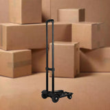 Maxbell Portable Folding Hand Cart with 4 Wheels Hand Truck for Home Travel Shopping Iron rod