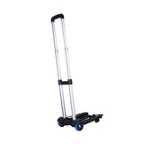 Maxbell Portable Folding Hand Cart with 2 Wheels Trolley for Airport Travel Use Auto Aluminum rod
