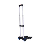 Maxbell Portable Folding Hand Cart with 2 Wheels Trolley for Airport Travel Use Auto Aluminum rod