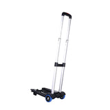 Maxbell Portable Folding Hand Cart with 2 Wheels Trolley for Airport Travel Use Auto Aluminum rod