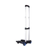 Maxbell Portable Folding Hand Cart with 2 Wheels Trolley for Airport Travel Use Auto Aluminum rod
