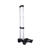 Maxbell Portable Folding Hand Cart with 4 Wheels Hand Truck for Home Travel Shopping Aluminum rod