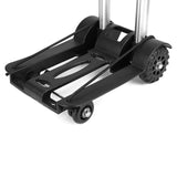 Maxbell Portable Folding Hand Cart with 4 Wheels Hand Truck for Home Travel Shopping Aluminum rod