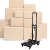 Maxbell Portable Folding Hand Cart Four Wheels Hand Truck for Moving Home Travel Use
