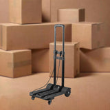 Maxbell Portable Folding Hand Cart Four Wheels Hand Truck for Moving Home Travel Use