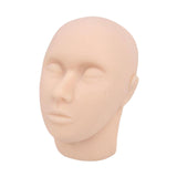 Maxbell Mannequin Face Model Reusable Professional Soft Silicone Head Model for SPA