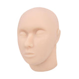 Maxbell Mannequin Face Model Reusable Professional Soft Silicone Head Model for SPA