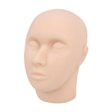 Maxbell Mannequin Face Model Reusable Professional Soft Silicone Head Model for SPA