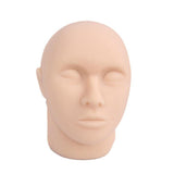 Maxbell Mannequin Face Model Reusable Professional Soft Silicone Head Model for SPA