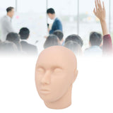 Maxbell Mannequin Face Model Reusable Professional Soft Silicone Head Model for SPA