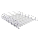 Maxbell Self Pushing Drink Organizer for Fridge 6 Rows Pantry Automatic Pusher Glide 38cm