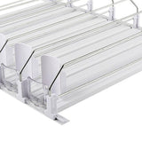Maxbell Self Pushing Drink Organizer for Fridge 6 Rows Pantry Automatic Pusher Glide 38cm