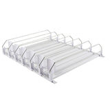 Maxbell Self Pushing Drink Organizer for Fridge 6 Rows Pantry Automatic Pusher Glide 41cm