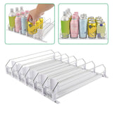 Maxbell Self Pushing Drink Organizer for Fridge 6 Rows Pantry Automatic Pusher Glide 41cm