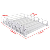 Maxbell Self Pushing Drink Organizer for Fridge 6 Rows Pantry Automatic Pusher Glide 41cm