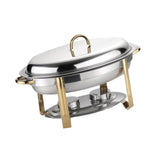 Maxbell Chafing Buffet Dishes Set Stainless Steel W/Lid for Wedding Birthday Banquet
