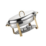 Maxbell Chafing Buffet Dishes Set Stainless Steel W/Lid for Wedding Birthday Banquet