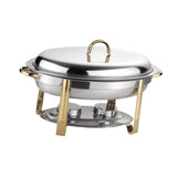 Maxbell Chafing Buffet Dishes Set Stainless Steel W/Lid for Wedding Birthday Banquet