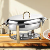 Maxbell Chafing Buffet Dishes Set Stainless Steel W/Lid for Wedding Birthday Banquet