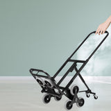 Maxbell Stair Climbing Cart Carbon Steel Folding Dolly for Office Shopping Home