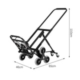 Maxbell Stair Climbing Cart Carbon Steel Folding Dolly for Office Shopping Home