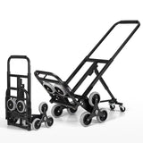 Maxbell Stair Climbing Cart Carbon Steel Folding Dolly for Office Shopping Home